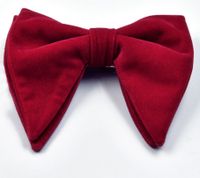 Elegant Solid Color Bow Knot Velvet Men's Tie sku image 9