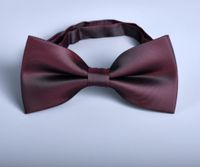 Elegant Solid Color Bow Knot Polyester Men's Tie sku image 1