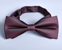 Elegant Solid Color Bow Knot Polyester Men's Tie sku image 6