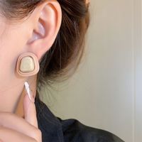 1 Pair Casual Simple Style Trapezoid Inlay Arylic Acrylic Ear Studs main image 3