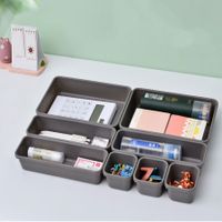 Casual Vacation Solid Color Plastic Storage Box main image 4