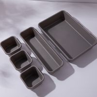 Casual Vacation Solid Color Plastic Storage Box main image 5