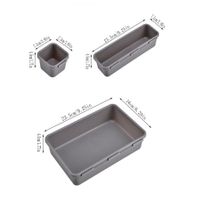 Casual Vacation Solid Color Plastic Storage Box main image 2