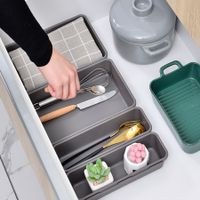 Casual Vacation Solid Color Plastic Storage Box main image 1