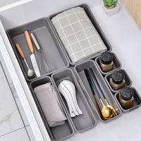 Casual Vacation Solid Color Plastic Storage Box main image 3