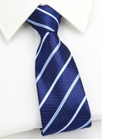 Business Stripe Arrow Polyester Men's Tie sku image 10