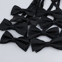 Simple Style Solid Color Bow Knot Polyester Men's Tie main image 2