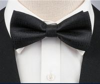 Simple Style Solid Color Bow Knot Polyester Men's Tie sku image 1