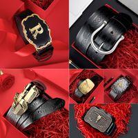 Casual Original Design Boyfriend Animal Letter Pu Leather Men's Leather Belts main image 11