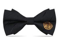 Simple Style Solid Color Bow Knot Polyester Men's Tie sku image 27