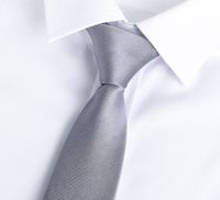 Elegant Solid Color Polyester Yarn Unisex Tie sku image 5