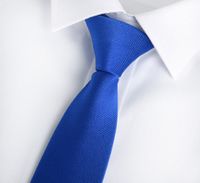 Elegant Solid Color Polyester Yarn Unisex Tie sku image 11
