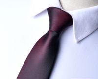 Elegant Solid Color Polyester Yarn Unisex Tie sku image 12