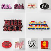 1 Piece Alloy Animal Letter Number Preppy Style Funny Punk main image 1