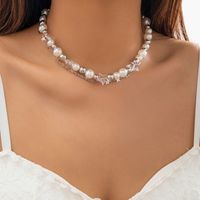 Vintage-stil Pastoral Klassischer Stil Runden Stern Aryl Imitationsperle Kupfer Perlen Quaste Halskette sku image 1
