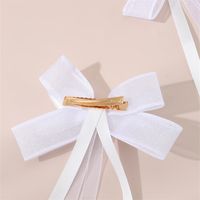 Women's Princess Cute Sweet Bow Knot Alloy Organza Inlay Artificial Pearls Hair Clip main image 6