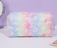 Cute Star Tie-dyed Five-pointed Star Chain Link Fencing Square Makeup Bags sku image 4