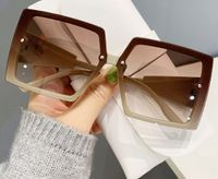 Basic Gradient Color Pc Square Full Frame Women's Sunglasses main image 3