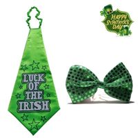 St. Patrick Classic Style Shamrock Flannel Carnival Costume Props main image 1