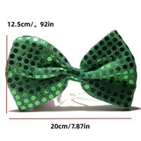 St. Patrick Classic Style Shamrock Flannel Carnival Costume Props main image 5