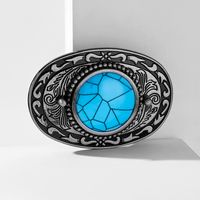 1 Piece Alloy Turquoise Oval Casual Ethnic Style Bohemian main image 8