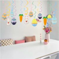 Cute Simple Style Rabbit Paper Pendant main image 2