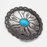 1 Piece Alloy Turquoise Oval Casual Ethnic Style Bohemian sku image 5