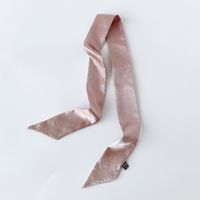 Women's Basic Solid Color Satin Silk Scarf sku image 8