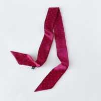Women's Basic Solid Color Satin Silk Scarf sku image 11