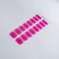 Simple Style Solid Color Gel Nail Patches 1 Set sku image 2