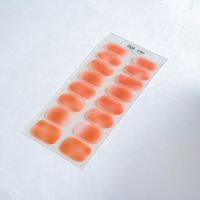 Simple Style Solid Color Gel Nail Patches 1 Set sku image 8