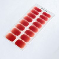 Simple Style Solid Color Gel Nail Patches 1 Set sku image 13