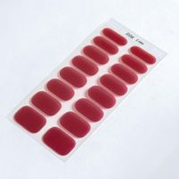 Simple Style Solid Color Gel Nail Patches 1 Set sku image 15