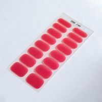Simple Style Solid Color Gel Nail Patches 1 Set sku image 16