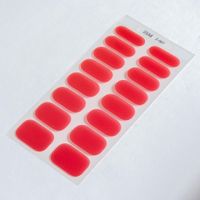 Simple Style Solid Color Gel Nail Patches 1 Set sku image 18