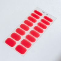 Simple Style Solid Color Gel Nail Patches 1 Set sku image 17