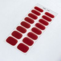 Simple Style Solid Color Gel Nail Patches 1 Set sku image 19