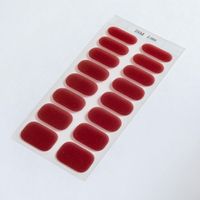 Simple Style Solid Color Gel Nail Patches 1 Set sku image 20