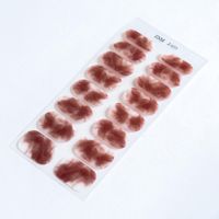Simple Style Solid Color Gel Nail Patches 1 Set sku image 24