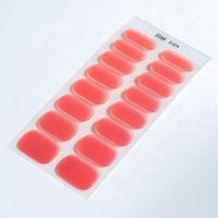 Simple Style Solid Color Gel Nail Patches 1 Set sku image 25