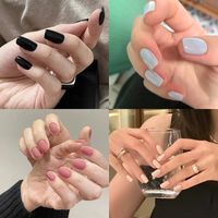 Simple Style Solid Color Cartoon Pvc Nail Patches 1 Set main image 1