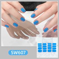 Simple Style Solid Color Cartoon Pvc Nail Patches 1 Set sku image 7