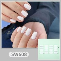 Simple Style Solid Color Cartoon Pvc Nail Patches 1 Set sku image 8