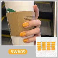 Simple Style Solid Color Cartoon Pvc Nail Patches 1 Set sku image 9