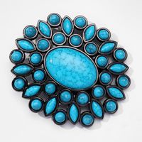 1 Piece Alloy Turquoise Oval Casual Ethnic Style Bohemian main image 9
