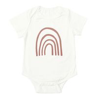 Casual Color Block Cotton Baby Rompers sku image 3