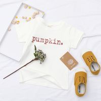 Simple Style Letter Cotton T-shirts & Shirts main image 1