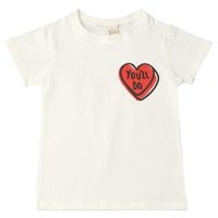Casual Heart Shape Cotton T-shirts & Shirts sku image 1