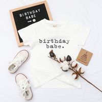 Casual Simple Style Letter Cotton T-shirts & Shirts main image 1