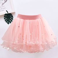 Cute Solid Color Polyester Girls Dresses main image 4